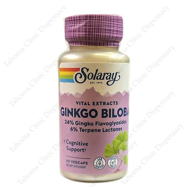 Ginkgo Biloba Leaf Extract 60 VCaps (60 mg)