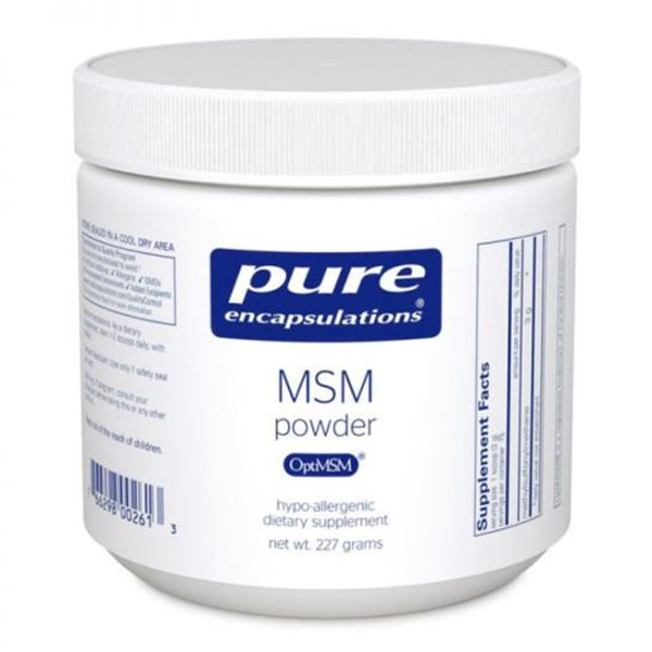 MSM Powder (227 g) 8 oz (Rounded scoop = 3 g)