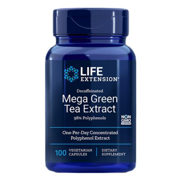 Decaffeinated Mega Green Tea Extract 100 VCaps