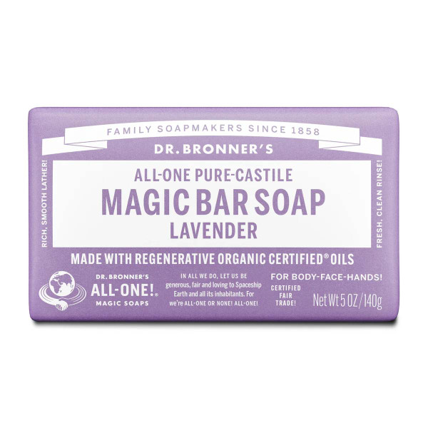 Dr. Bronner's Lavender bar soap (5 oz)