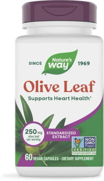 Olive Leaf Extract 60 Vegan Cap  (250 mg)
