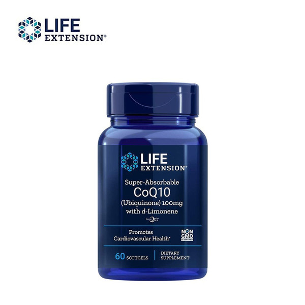 Super-Absorb CoQ10 d-Limonene 60 gels (100 mg)