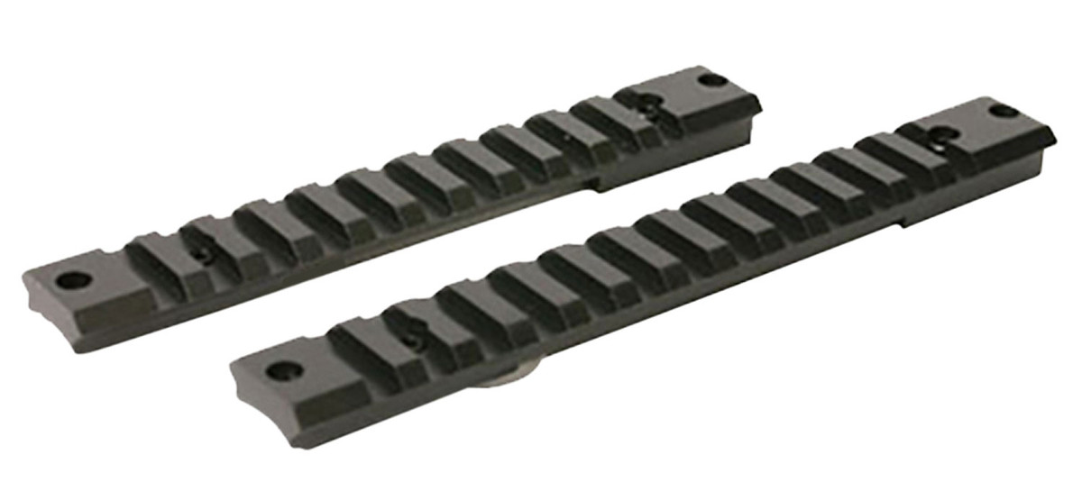 Warne Tactical Remington Short Action Picatinny Rail Black Steel view 2