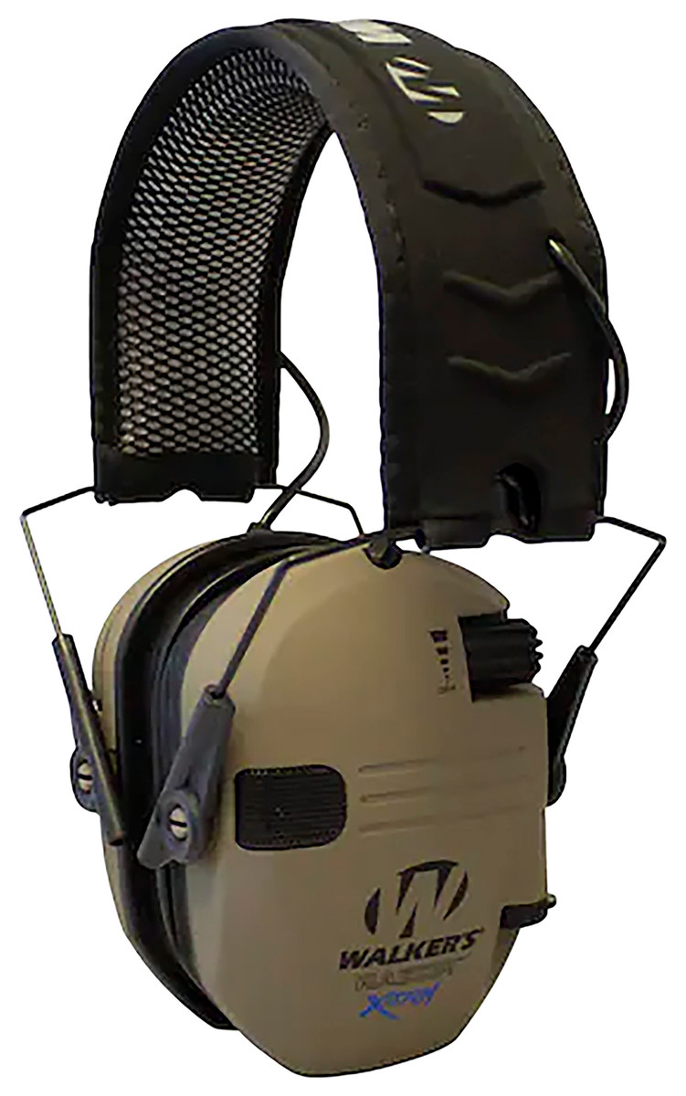 Walker's Razor XTRM Muff With Cooling Pads & Moisture Wicking Headband FDE view 2