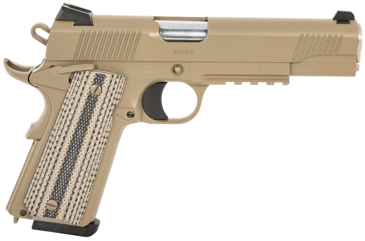 SDS Tisas Duty 1911 45 ACP 5" FDE view 2