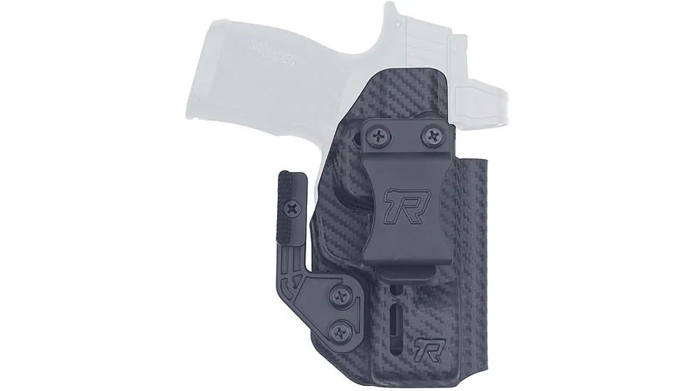 Rounded Sig P365 IWB/OWB Kydex Paddle Holster Carbon Fiber