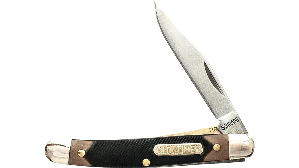 Old Timer Mighty Mite Folding 2" Clip Point Black