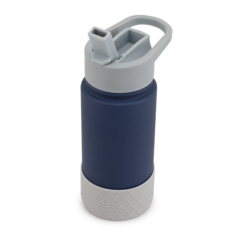 Yukon Outfitters Kids Water Bottle 16oz Navy Blue