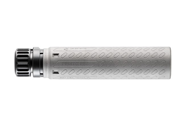 B&T Print-X RBS 7.65mm Inconel Suppressor Gray
