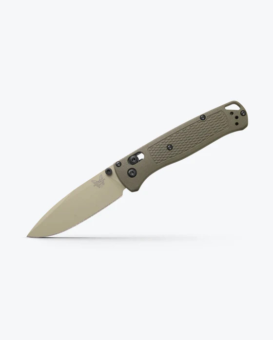 Benchmade Bugout Folding Stainless Steel Desert Verde 3.25"