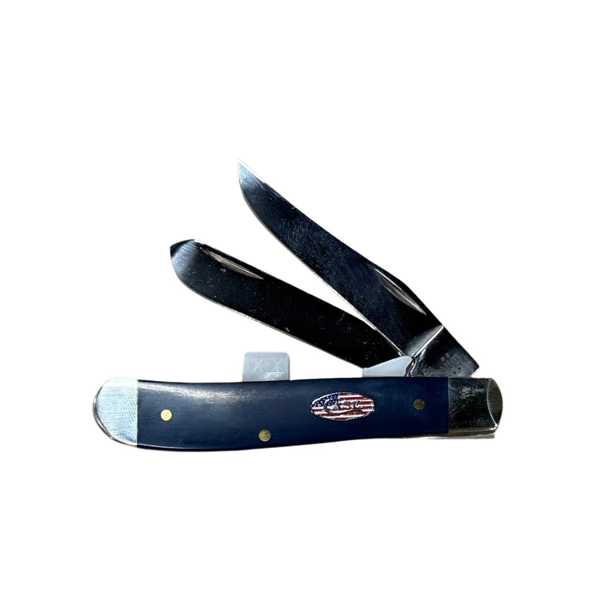 Case Navy Mini Trapper Folding Steel 2.75" SKU