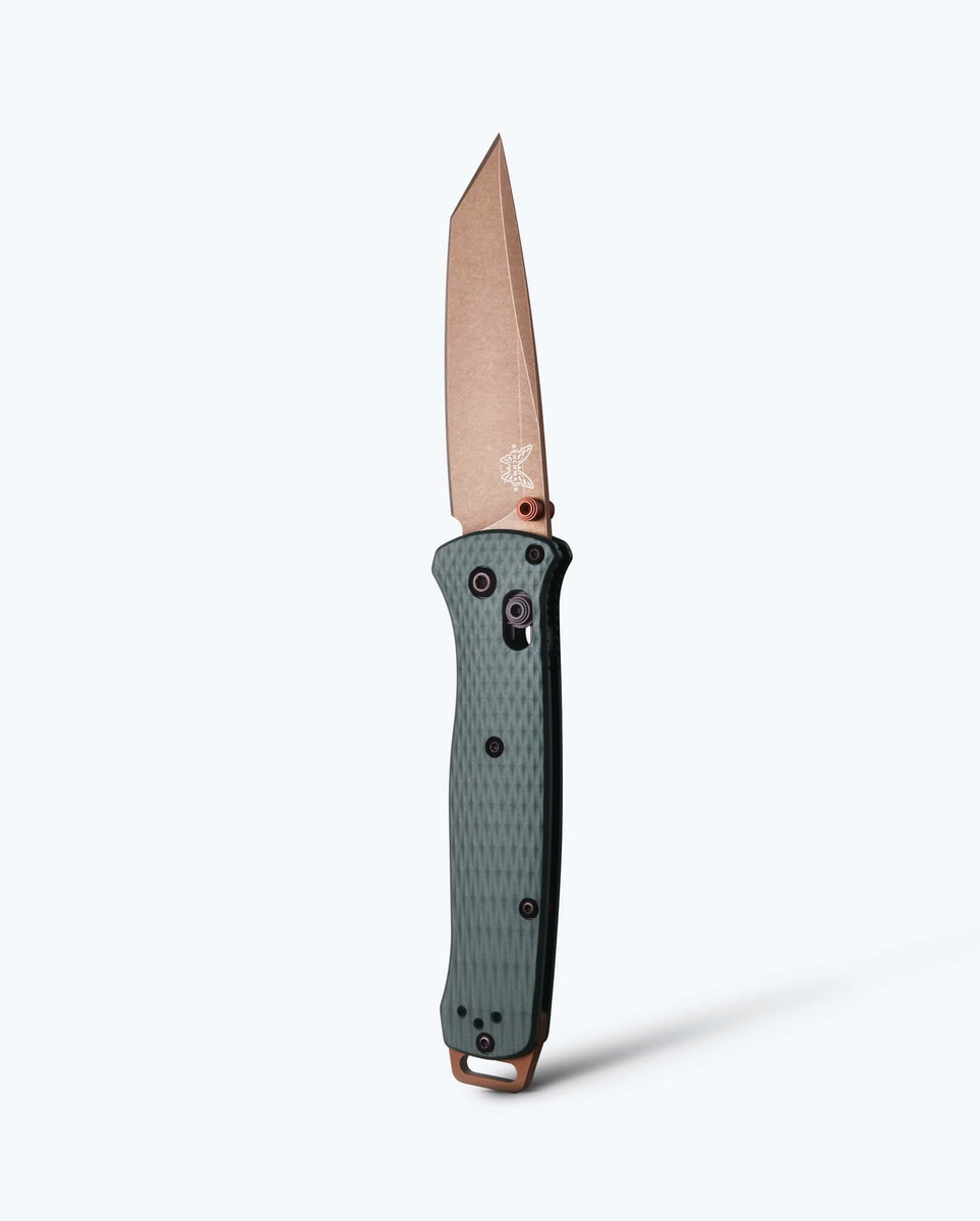 Benchmade Bailout 3.38" Tanto Folding Knife Taiga Green