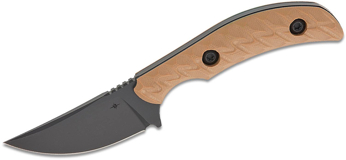 Toor Knives STR S 2.75" Trailing Point Fixed Blade Flat Dark Earth
