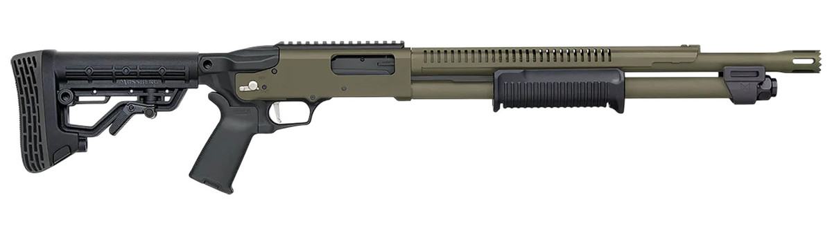 Mossberg 590R 12 Gauge 18.50" OD Green