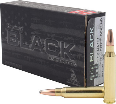 Hornady Black 5.56 NATO 75 Grain Full Metal Jacket