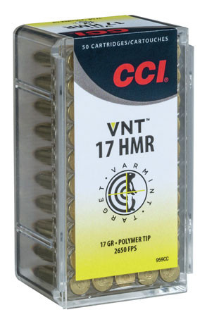 CCI Varmint 17 HMR 17 Grain Varmint Tipped