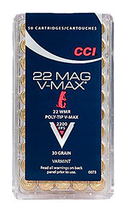 CCI Varmint 22 WMR 30 Grain Hornady V-Max