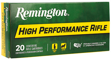 Remington High Performance 222 Rem 50 Grain Pointed Soft Point
