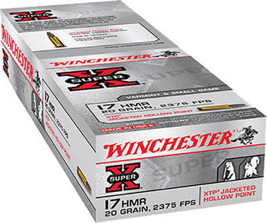 Winchester Super X 17 HMR 20 Grain Hornady XTP Hollow Point