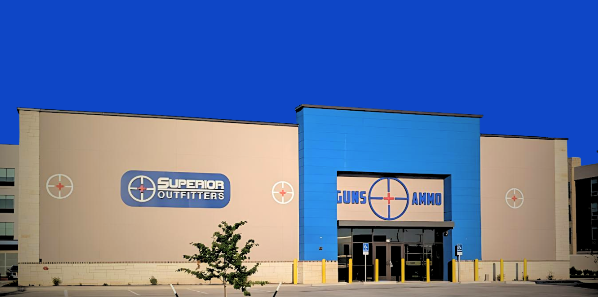 Superior Outfitters storefront in Terrell, Texas