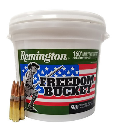 Remington 20111 UMC Freedom Bucket 300Blackout 220gr Open Tip Flat Base 160 Per Box/4 Case Centerfire, Rifle Ammunition