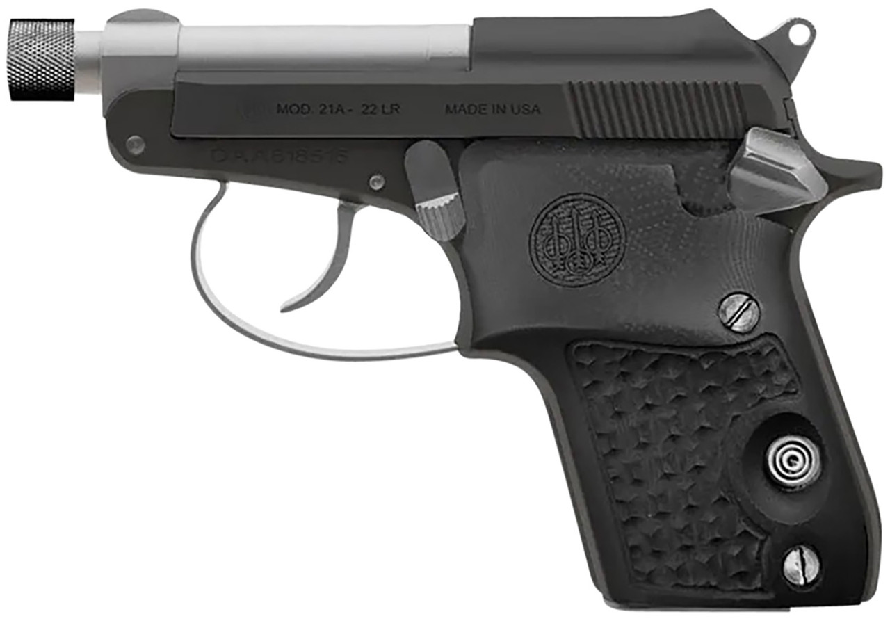 Beretta 21A Bobcat Silver Black Gorilla For Sale