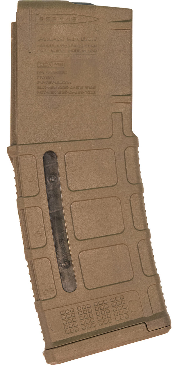 Magpul PMAG Gen 3 5.56 NATO Polymer 30 Rounds Magazine FDE MAG556