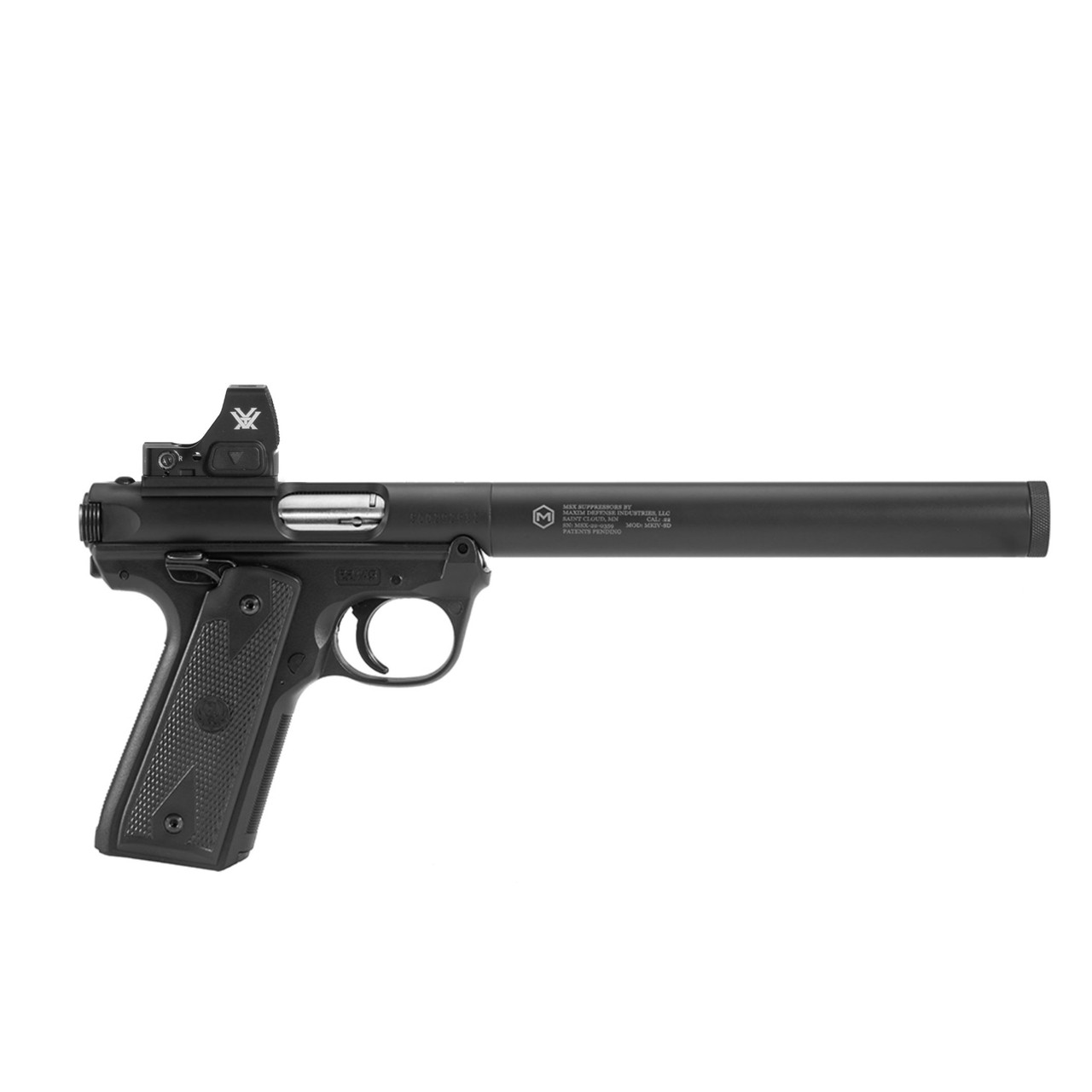 Maxim Defense Ruger Integral Suppressor .22 LR 12.6