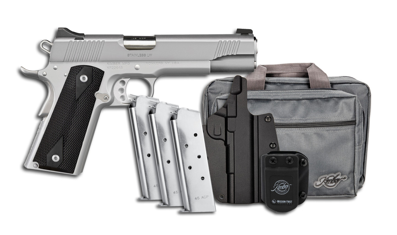 Kimber 1911 Stainless LW .45 ACP 5