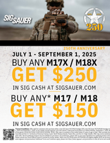 Sig Sauer  U.S. Army 250th Anniversary Promotion