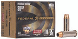 Federal Personal Defense Low Recoil 38 Special 110 Grain Hydra-Shok Jacketed Hollow Point