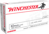Winchester USA 10mm Auto 180 gr Full Metal Jacket Flat Nose