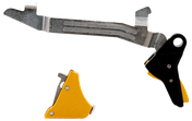 Timney Triggers Alpha Competition for Glock 17,19,44 Gen5 Straight Trigger with 3 lbs Draw Weight Gold