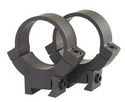 Warne Maxima Rimfire Scope Rings Medium 1" Black Steel