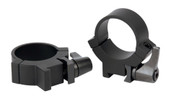 Warne Maxmia Rimfire QD Scope Rings High 1" Black Steel 722M