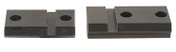 Warne Maxima Weatherby Mark V Magnum Base 2 Piece Black Steel