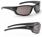 Walker's Vector Full Frame Shooting Glasses With Case Smoke