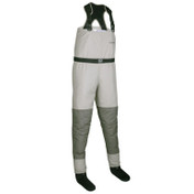 Allen Platte Pro Breathable Stockingfoot Fishing Chest Wader S Gray view 2