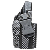Rounded Beretta 92FS IWB Holster Carbon Fiber view 2