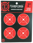 Timber Creek Sharp Shooter Self Adhesive Targets 2" 10 Pack Red