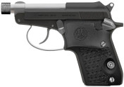 Beretta 21A Bobcat Silver Black Gorilla 22 LR 2.9" Black/Silver view 2
