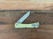 Moore Maker Lockback Clip Knife 3.5" Gold view 2