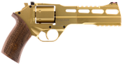 Chiappa Rhino 60DS 357 Mag 6" Gold with Walnut Grips view 2