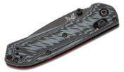 Benchmade Mini Freek 3" Drop Point Plain Black & Gray view 3