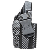 Rounded Springfield Hellcat IWB Optics Ready Kydex Holster Carbon Fiber
