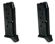 Ruger LCP II 380 ACP 6 Round Magazine 2 Pack Black