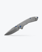 Benchmade Mini Narrows Folding 2.98" Reverse Drop Point Gray