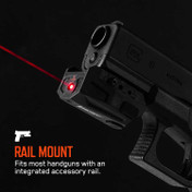 iProtec Mycro Rail Mount Red Laser Black view 6