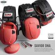 Savior Apollo Sound Suppressors Earmuffs Carmine Red view 6