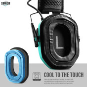 Savior Apollo Sound Suppressors Earmuffs Bright Teal view 4